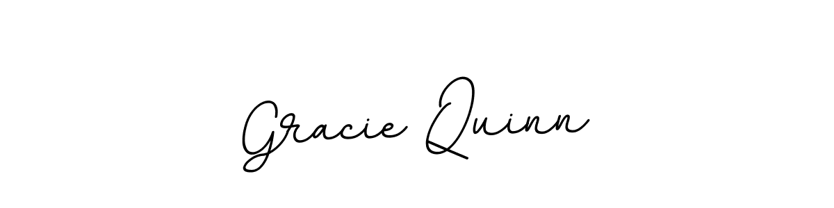 How to make Gracie Quinn name signature. Use BallpointsItalic-DORy9 style for creating short signs online. This is the latest handwritten sign. Gracie Quinn signature style 11 images and pictures png