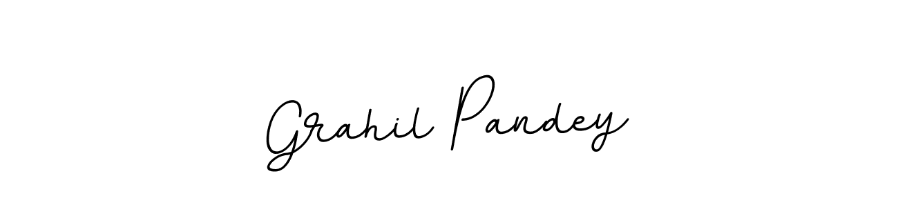 Create a beautiful signature design for name Grahil Pandey. With this signature (BallpointsItalic-DORy9) fonts, you can make a handwritten signature for free. Grahil Pandey signature style 11 images and pictures png