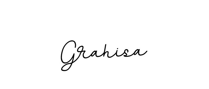 BallpointsItalic-DORy9 is a professional signature style that is perfect for those who want to add a touch of class to their signature. It is also a great choice for those who want to make their signature more unique. Get Grahisa name to fancy signature for free. Grahisa signature style 11 images and pictures png