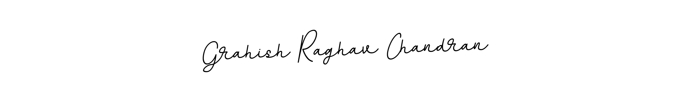 Grahish Raghav Chandran stylish signature style. Best Handwritten Sign (BallpointsItalic-DORy9) for my name. Handwritten Signature Collection Ideas for my name Grahish Raghav Chandran. Grahish Raghav Chandran signature style 11 images and pictures png