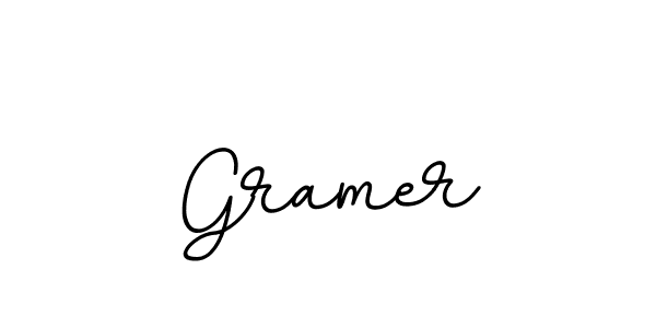 Use a signature maker to create a handwritten signature online. With this signature software, you can design (BallpointsItalic-DORy9) your own signature for name Gramer. Gramer signature style 11 images and pictures png