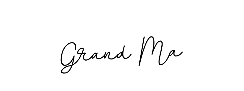 Create a beautiful signature design for name Grand Ma. With this signature (BallpointsItalic-DORy9) fonts, you can make a handwritten signature for free. Grand Ma signature style 11 images and pictures png