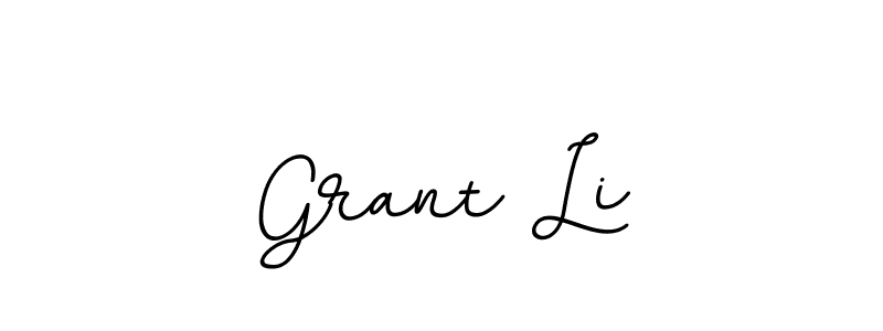 Create a beautiful signature design for name Grant Li. With this signature (BallpointsItalic-DORy9) fonts, you can make a handwritten signature for free. Grant Li signature style 11 images and pictures png