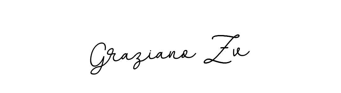 Design your own signature with our free online signature maker. With this signature software, you can create a handwritten (BallpointsItalic-DORy9) signature for name Graziano Zv. Graziano Zv signature style 11 images and pictures png