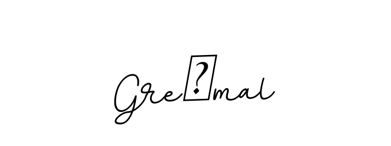 This is the best signature style for the Grečmal name. Also you like these signature font (BallpointsItalic-DORy9). Mix name signature. Grečmal signature style 11 images and pictures png