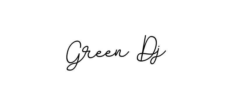 Create a beautiful signature design for name Green Dj. With this signature (BallpointsItalic-DORy9) fonts, you can make a handwritten signature for free. Green Dj signature style 11 images and pictures png