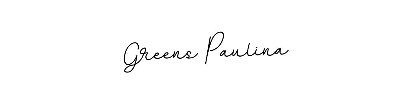 if you are searching for the best signature style for your name Greens Paulina. so please give up your signature search. here we have designed multiple signature styles  using BallpointsItalic-DORy9. Greens Paulina signature style 11 images and pictures png