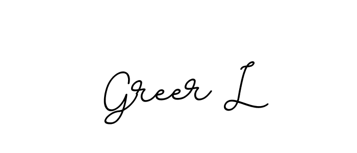 Also we have Greer L name is the best signature style. Create professional handwritten signature collection using BallpointsItalic-DORy9 autograph style. Greer L signature style 11 images and pictures png