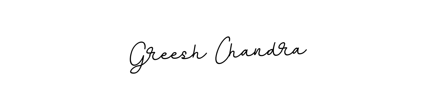 Make a short Greesh Chandra signature style. Manage your documents anywhere anytime using BallpointsItalic-DORy9. Create and add eSignatures, submit forms, share and send files easily. Greesh Chandra signature style 11 images and pictures png