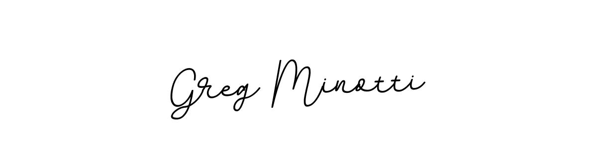 Use a signature maker to create a handwritten signature online. With this signature software, you can design (BallpointsItalic-DORy9) your own signature for name Greg Minotti. Greg Minotti signature style 11 images and pictures png