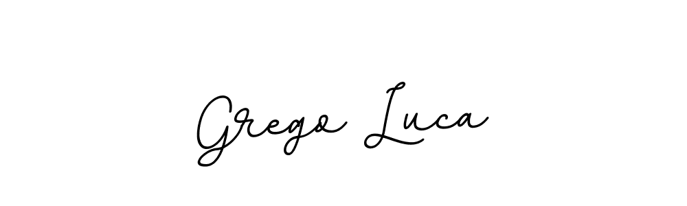 It looks lik you need a new signature style for name Grego Luca. Design unique handwritten (BallpointsItalic-DORy9) signature with our free signature maker in just a few clicks. Grego Luca signature style 11 images and pictures png