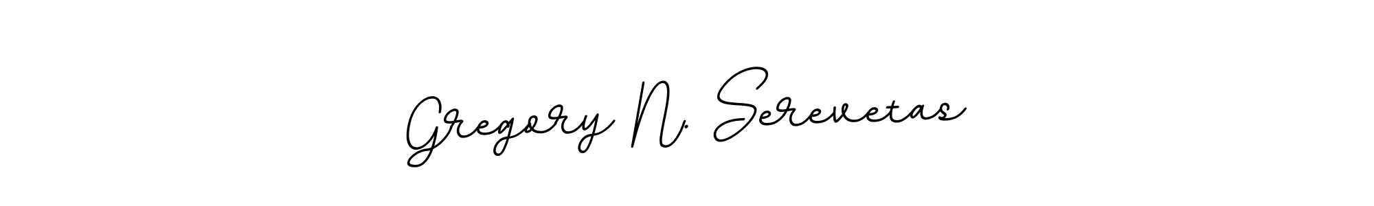 Make a beautiful signature design for name Gregory N. Serevetas. Use this online signature maker to create a handwritten signature for free. Gregory N. Serevetas signature style 11 images and pictures png