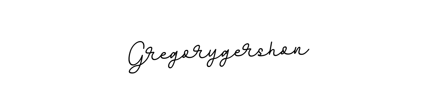 Make a beautiful signature design for name Gregorygershon. With this signature (BallpointsItalic-DORy9) style, you can create a handwritten signature for free. Gregorygershon signature style 11 images and pictures png