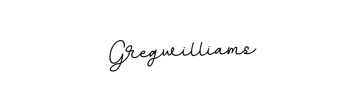 Design your own signature with our free online signature maker. With this signature software, you can create a handwritten (BallpointsItalic-DORy9) signature for name Gregwilliams. Gregwilliams signature style 11 images and pictures png