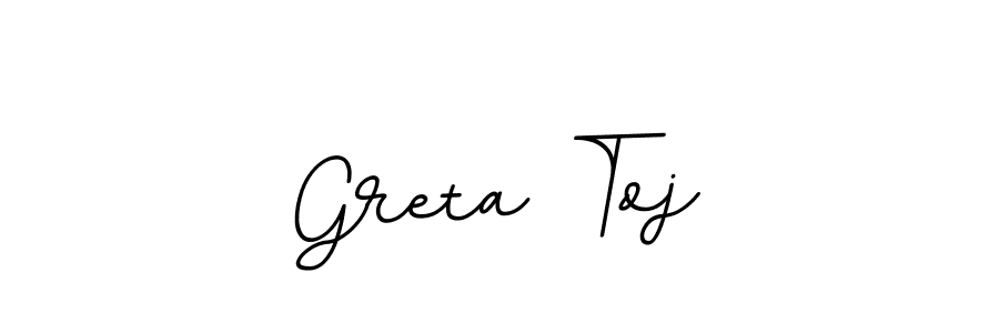 Check out images of Autograph of Greta Toj name. Actor Greta Toj Signature Style. BallpointsItalic-DORy9 is a professional sign style online. Greta Toj signature style 11 images and pictures png