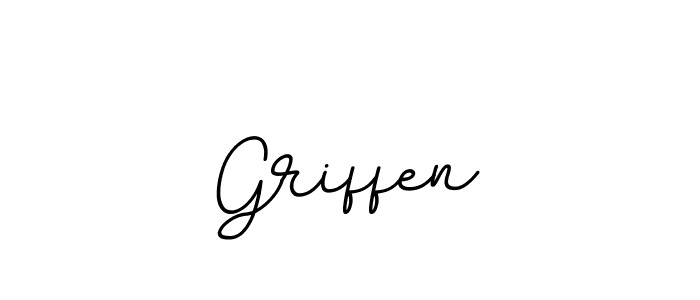 Make a beautiful signature design for name Griffen. With this signature (BallpointsItalic-DORy9) style, you can create a handwritten signature for free. Griffen signature style 11 images and pictures png