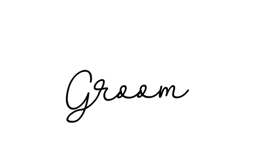 Groom stylish signature style. Best Handwritten Sign (BallpointsItalic-DORy9) for my name. Handwritten Signature Collection Ideas for my name Groom. Groom signature style 11 images and pictures png