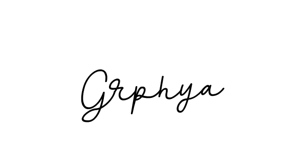 Make a beautiful signature design for name Grphya. With this signature (BallpointsItalic-DORy9) style, you can create a handwritten signature for free. Grphya signature style 11 images and pictures png