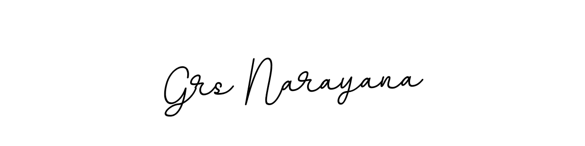 Also we have Grs Narayana name is the best signature style. Create professional handwritten signature collection using BallpointsItalic-DORy9 autograph style. Grs Narayana signature style 11 images and pictures png