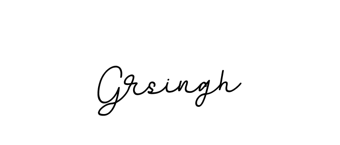 How to make Grsingh name signature. Use BallpointsItalic-DORy9 style for creating short signs online. This is the latest handwritten sign. Grsingh signature style 11 images and pictures png