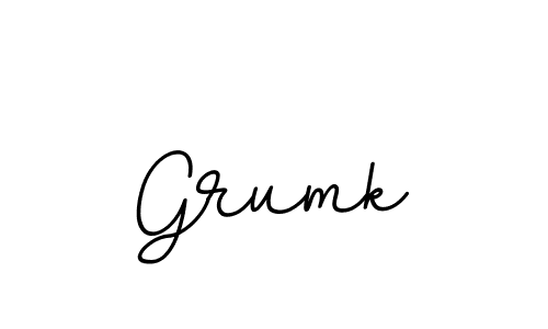 Grumk stylish signature style. Best Handwritten Sign (BallpointsItalic-DORy9) for my name. Handwritten Signature Collection Ideas for my name Grumk. Grumk signature style 11 images and pictures png