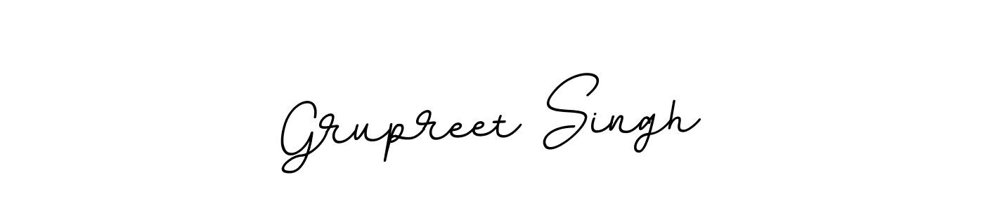if you are searching for the best signature style for your name Grupreet Singh. so please give up your signature search. here we have designed multiple signature styles  using BallpointsItalic-DORy9. Grupreet Singh signature style 11 images and pictures png