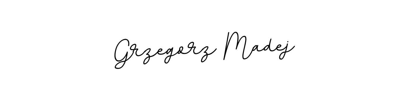 Use a signature maker to create a handwritten signature online. With this signature software, you can design (BallpointsItalic-DORy9) your own signature for name Grzegorz Madej. Grzegorz Madej signature style 11 images and pictures png