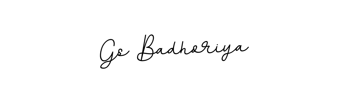 Also we have Gs Badhoriya name is the best signature style. Create professional handwritten signature collection using BallpointsItalic-DORy9 autograph style. Gs Badhoriya signature style 11 images and pictures png