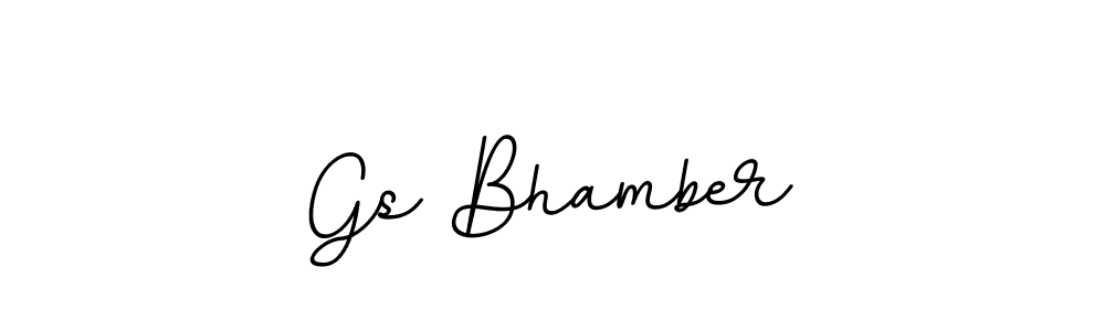 How to make Gs Bhamber signature? BallpointsItalic-DORy9 is a professional autograph style. Create handwritten signature for Gs Bhamber name. Gs Bhamber signature style 11 images and pictures png