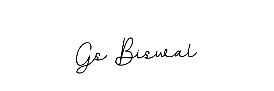 Make a beautiful signature design for name Gs Biswal. With this signature (BallpointsItalic-DORy9) style, you can create a handwritten signature for free. Gs Biswal signature style 11 images and pictures png