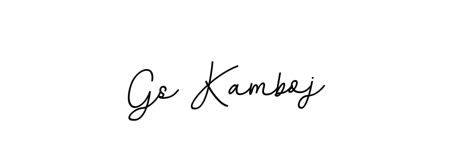 Gs Kamboj stylish signature style. Best Handwritten Sign (BallpointsItalic-DORy9) for my name. Handwritten Signature Collection Ideas for my name Gs Kamboj. Gs Kamboj signature style 11 images and pictures png