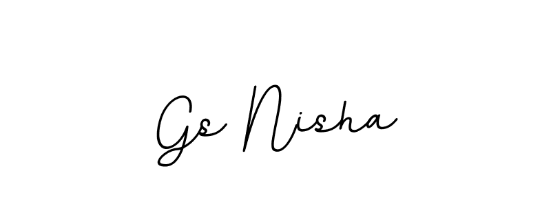 How to make Gs Nisha signature? BallpointsItalic-DORy9 is a professional autograph style. Create handwritten signature for Gs Nisha name. Gs Nisha signature style 11 images and pictures png