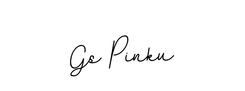 if you are searching for the best signature style for your name Gs Pinku. so please give up your signature search. here we have designed multiple signature styles  using BallpointsItalic-DORy9. Gs Pinku signature style 11 images and pictures png