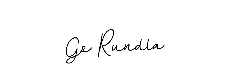 Gs Rundla stylish signature style. Best Handwritten Sign (BallpointsItalic-DORy9) for my name. Handwritten Signature Collection Ideas for my name Gs Rundla. Gs Rundla signature style 11 images and pictures png