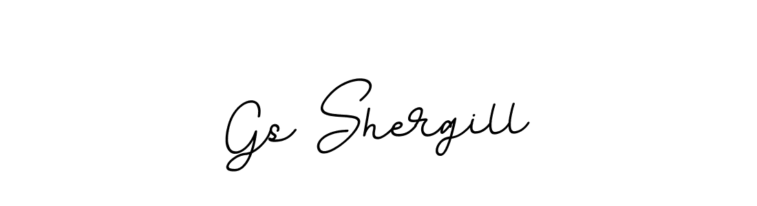 Use a signature maker to create a handwritten signature online. With this signature software, you can design (BallpointsItalic-DORy9) your own signature for name Gs Shergill. Gs Shergill signature style 11 images and pictures png