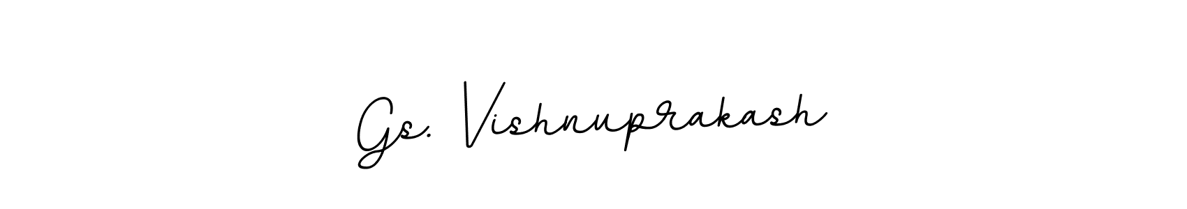 Also You can easily find your signature by using the search form. We will create Gs. Vishnuprakash name handwritten signature images for you free of cost using BallpointsItalic-DORy9 sign style. Gs. Vishnuprakash signature style 11 images and pictures png