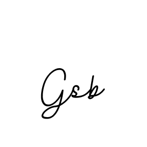 Make a beautiful signature design for name Gsb. With this signature (BallpointsItalic-DORy9) style, you can create a handwritten signature for free. Gsb signature style 11 images and pictures png