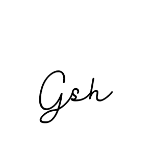 Design your own signature with our free online signature maker. With this signature software, you can create a handwritten (BallpointsItalic-DORy9) signature for name Gsh. Gsh signature style 11 images and pictures png