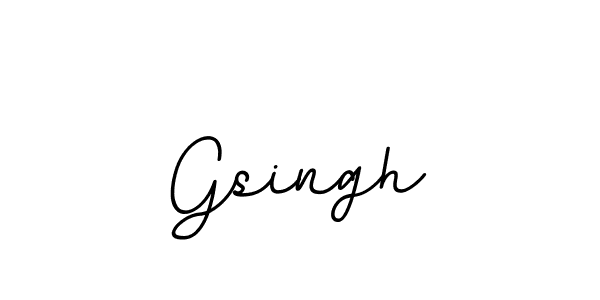 Use a signature maker to create a handwritten signature online. With this signature software, you can design (BallpointsItalic-DORy9) your own signature for name Gsingh. Gsingh signature style 11 images and pictures png