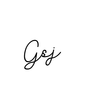 Also we have Gsj name is the best signature style. Create professional handwritten signature collection using BallpointsItalic-DORy9 autograph style. Gsj signature style 11 images and pictures png