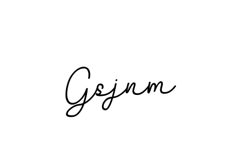 Design your own signature with our free online signature maker. With this signature software, you can create a handwritten (BallpointsItalic-DORy9) signature for name Gsjnm. Gsjnm signature style 11 images and pictures png