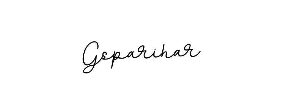 Design your own signature with our free online signature maker. With this signature software, you can create a handwritten (BallpointsItalic-DORy9) signature for name Gsparihar. Gsparihar signature style 11 images and pictures png