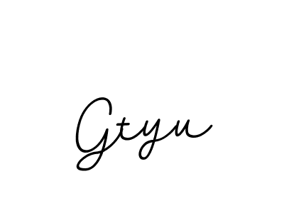 How to make Gtyu signature? BallpointsItalic-DORy9 is a professional autograph style. Create handwritten signature for Gtyu name. Gtyu signature style 11 images and pictures png