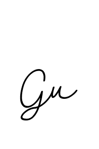 Gu stylish signature style. Best Handwritten Sign (BallpointsItalic-DORy9) for my name. Handwritten Signature Collection Ideas for my name Gu. Gu signature style 11 images and pictures png