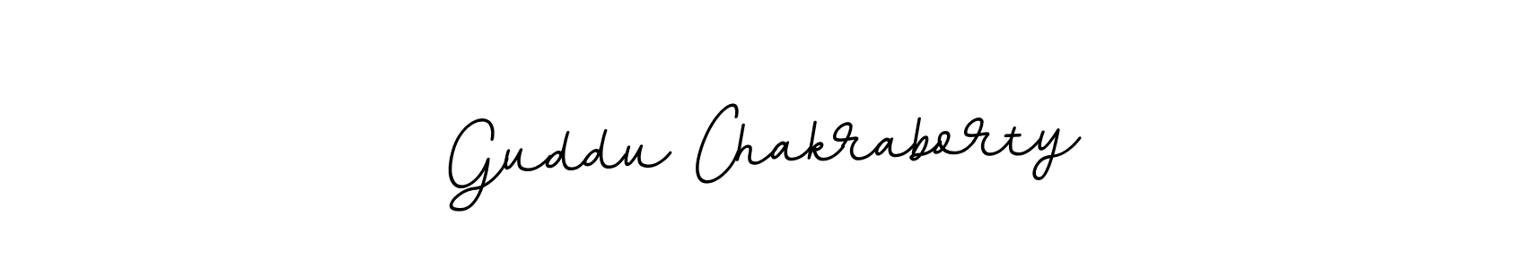 How to make Guddu Chakraborty name signature. Use BallpointsItalic-DORy9 style for creating short signs online. This is the latest handwritten sign. Guddu Chakraborty signature style 11 images and pictures png
