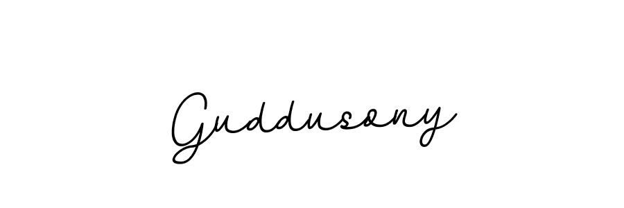 Create a beautiful signature design for name Guddusony. With this signature (BallpointsItalic-DORy9) fonts, you can make a handwritten signature for free. Guddusony signature style 11 images and pictures png