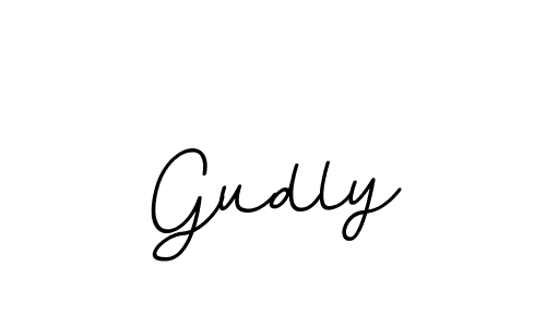 if you are searching for the best signature style for your name Gudly. so please give up your signature search. here we have designed multiple signature styles  using BallpointsItalic-DORy9. Gudly signature style 11 images and pictures png