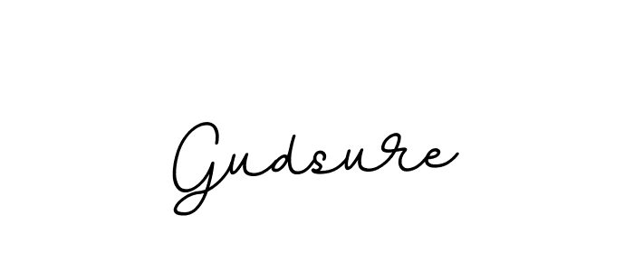 How to make Gudsure signature? BallpointsItalic-DORy9 is a professional autograph style. Create handwritten signature for Gudsure name. Gudsure signature style 11 images and pictures png