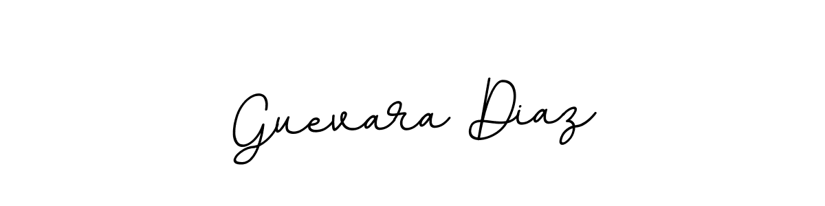 How to make Guevara Diaz name signature. Use BallpointsItalic-DORy9 style for creating short signs online. This is the latest handwritten sign. Guevara Diaz signature style 11 images and pictures png