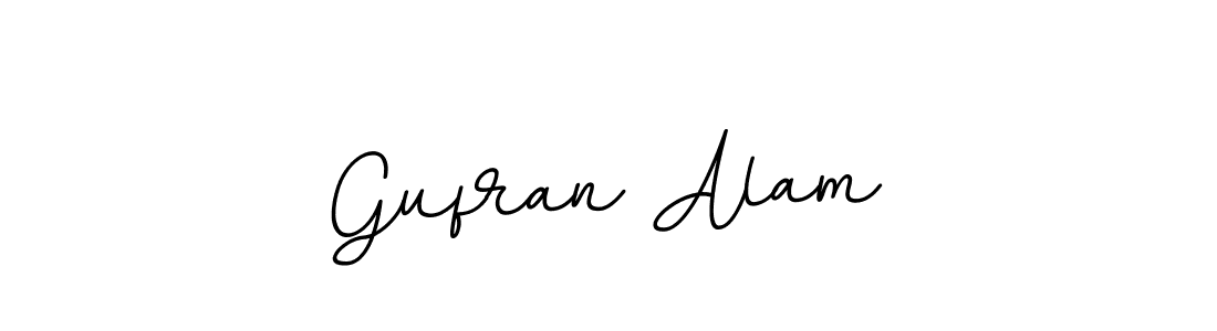 Gufran Alam stylish signature style. Best Handwritten Sign (BallpointsItalic-DORy9) for my name. Handwritten Signature Collection Ideas for my name Gufran Alam. Gufran Alam signature style 11 images and pictures png